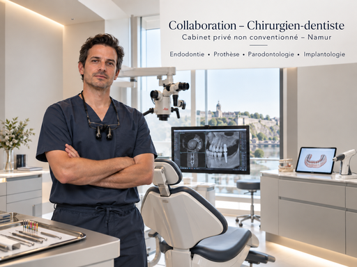 dentiste – Collaboration au sein d’un cabinet multidisciplinaire à Namur