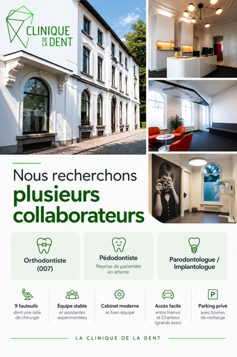 Recherche dentistes spécialisés (orthodontie, pédodontie, paro/implantologie)